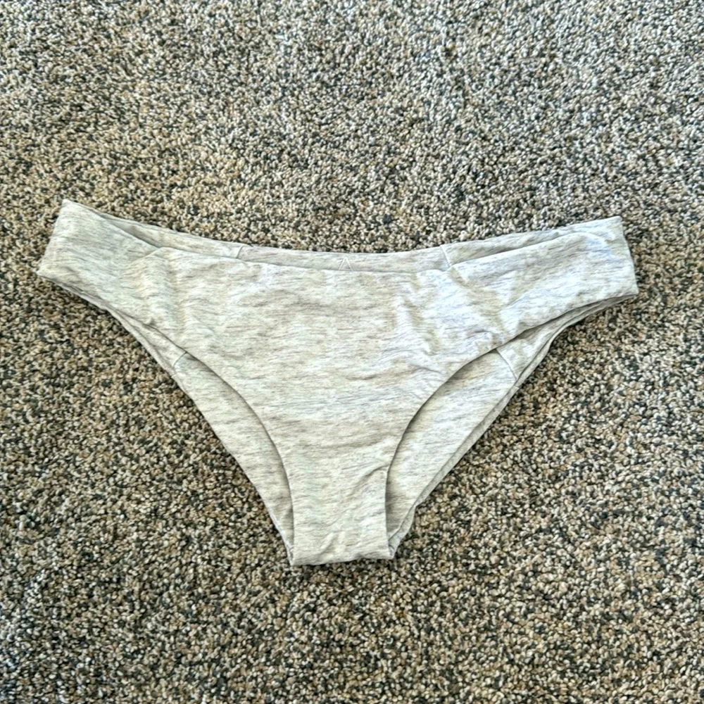 Boys + Arrows Heather Gray Bikini Bottoms